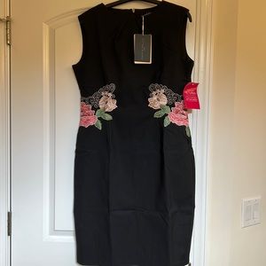 NWT Paper Dolls Embroidered Dress Size 12